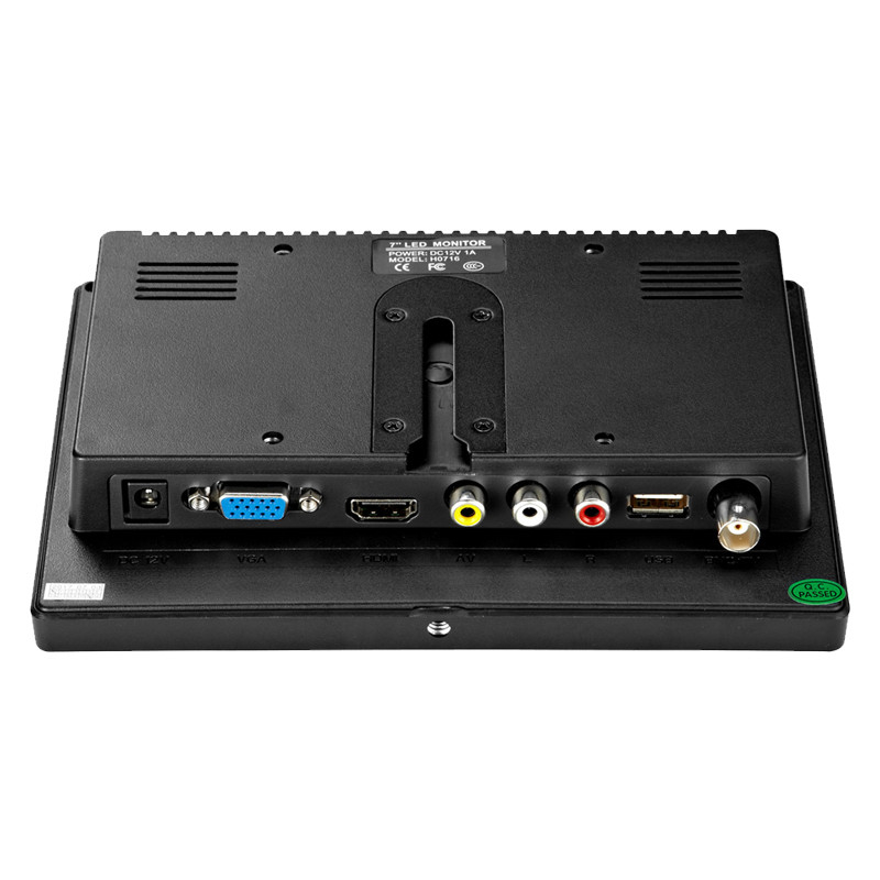 Polcd الصناعية 7 بوصة المضمنة للماء شاشة تعمل باللمس لوحة مراقب HDMi البلاستيك القضية