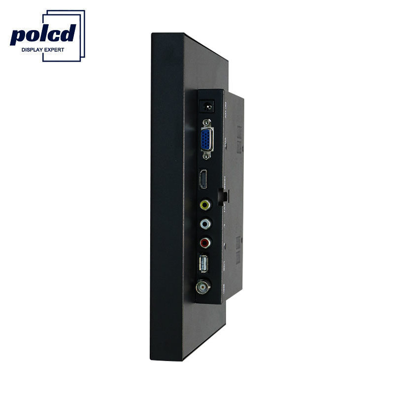 Polcd تخصيص 8 بوصة شاشة تعمل باللمس البلاستيك حالة فتح الإطار شاشة LCD بالسعة