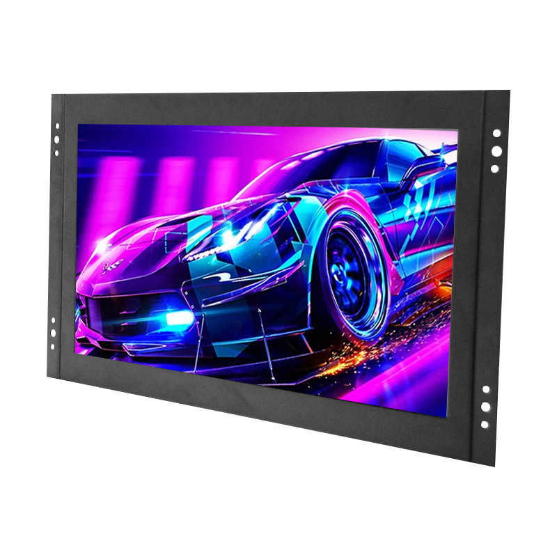 Polcd 13.3 بوصة حالة معدنية شاشة LCD الصناعية فتح الإطار تعمل باللمس VGA HDMI