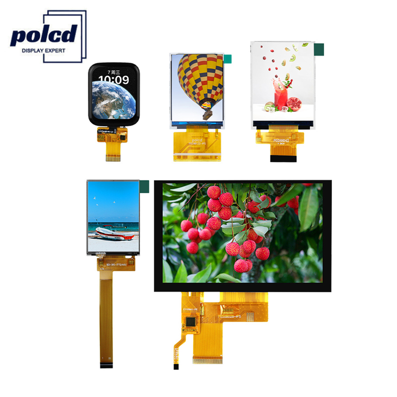 1.69 2.2 2.4 3.5 4 4.3 بوصة شاشة LCD صغيرة LCM TFT بالألوان الكاملة RGB SPI IPS لوحة