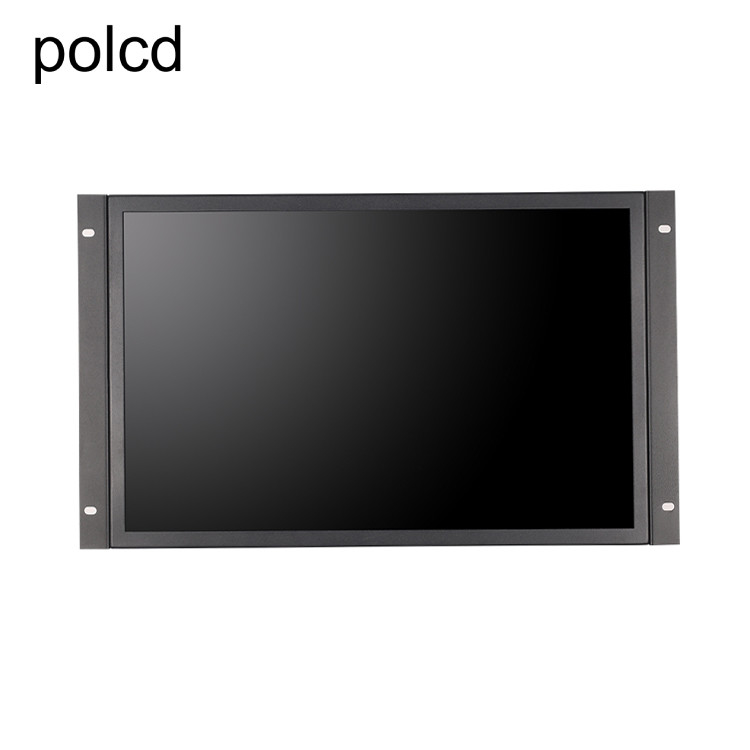 الصناعية الجدار شنقا الأذن المعدنية حالة شاشة LCD مراقب Polcd 19 بوصة