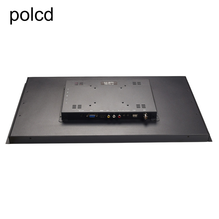 الصناعية Polcd 21.5 بوصة شاشة LCD تعمل باللمس شاشة نقية معدنية مسطحة حالة الألومنيوم