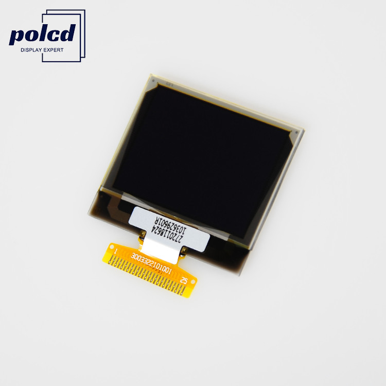 شاشة OLED صغيرة الحجم 1.32 بوصة بيضاء أحادية اللون مع 128x96 SPI IIC 25P 1.32 
