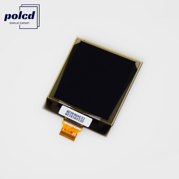 شاشة OLED مقاس 1.5 بوصة من Polcd لون أبيض أو أصفر 128x128 بكسل جرافيك