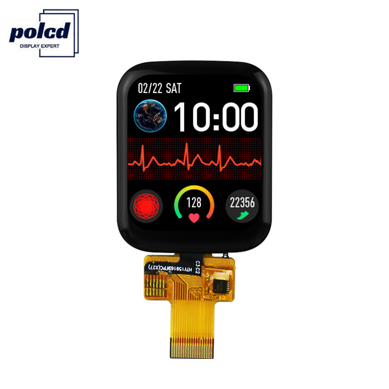 Polcd 1.69 بوصة 240x240 Ips Lcd ST7789V شاشة LCD صغيرة تعمل باللمس 4 خط SPI