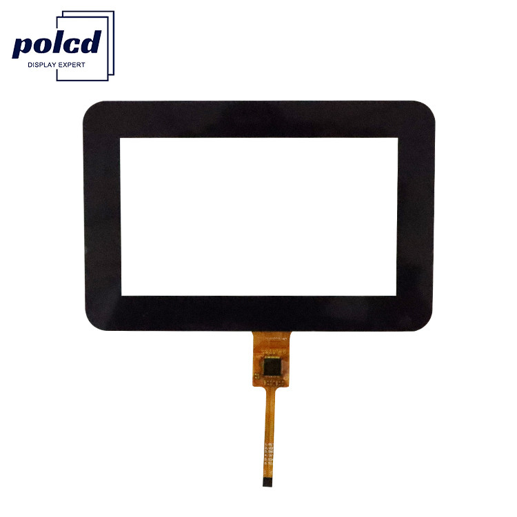 IIC Polcd LCD لوحة لمس مخصصة 4.3 بوصة مربع حساسية عالية G + G Ctp