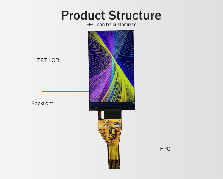 Polcd 1.14 بوصة 550 نايت سطوع شاشة IPS St7789v 135X240 Tft لون العرض