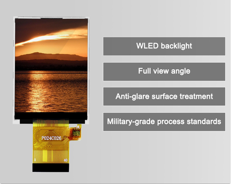 Polcd ST7789V 2.4 بوصة شاشة LCD 12 0'CLOCK 240x320 شاشة لوحة LCD