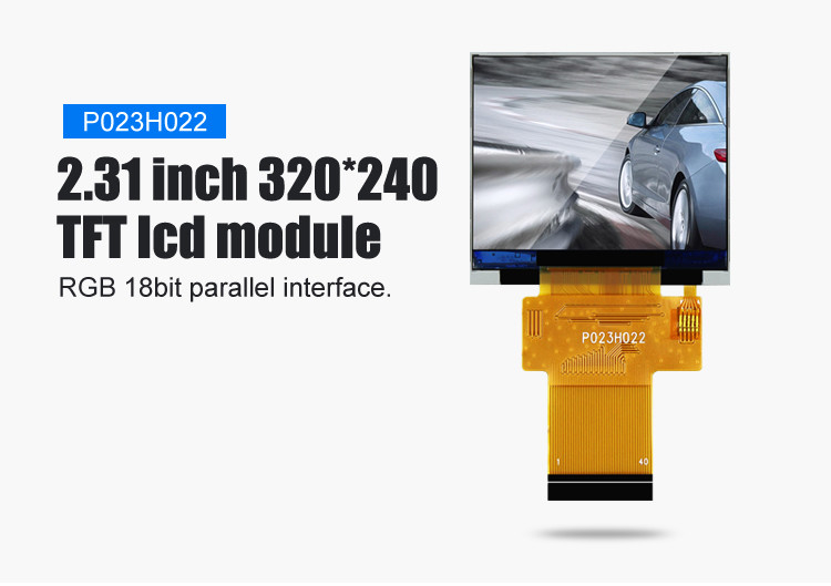 SPI ILI9342C منفذ تسلسلي نقط مصفوفة شاشة تعمل باللمس شاشة TFT 2.31 بوصة IPS LCD 320x240