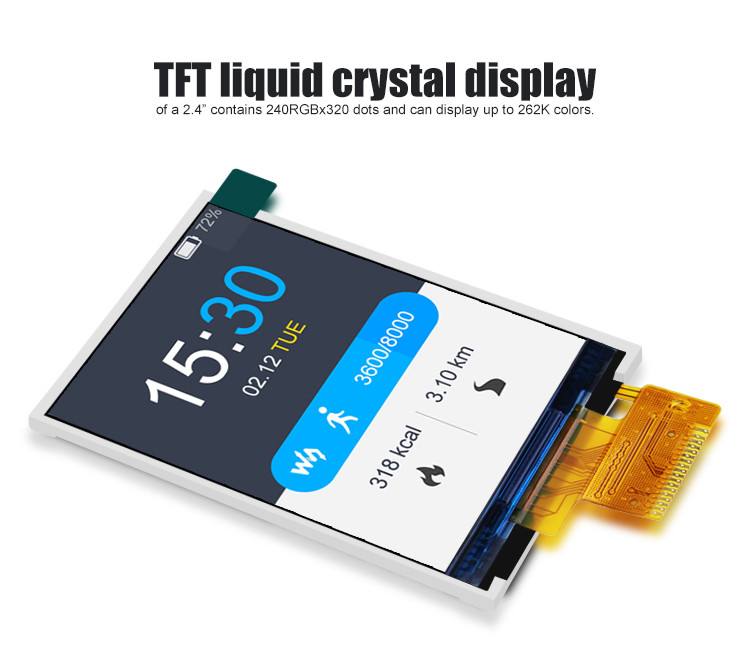 Polcd ST7789V2 HD TFT Display RoHS 2.4 Tft Spi 240x320 3 سلك 2 خط