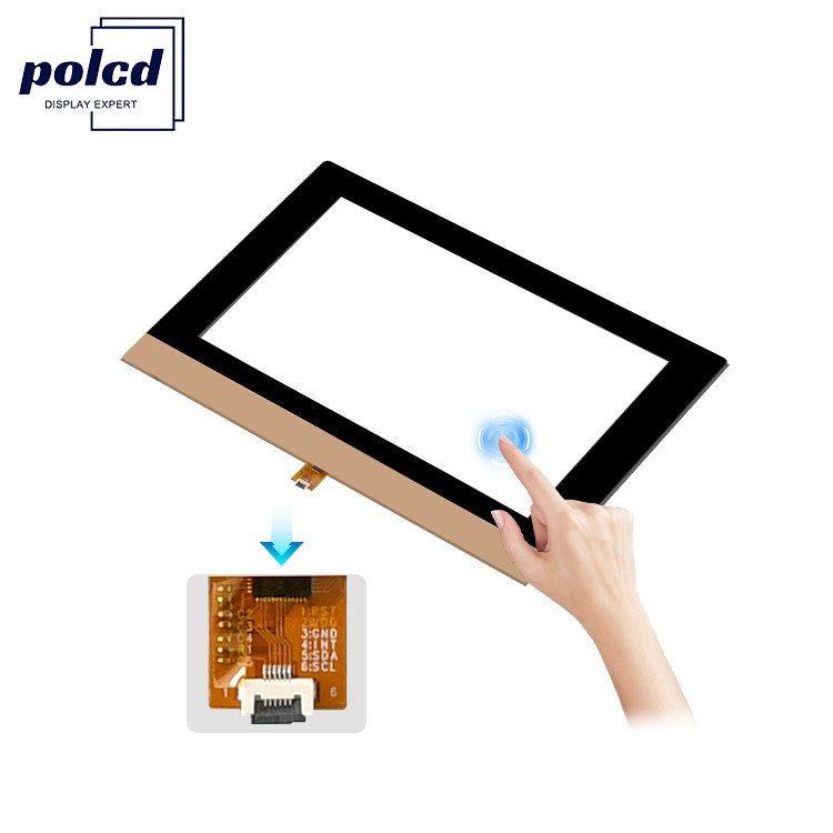 Polcd Custom 10.1 بوصة CTP 16:9 GT911 GG شاشة لمسة زجاجية شفافة لوحة لمسة سعة