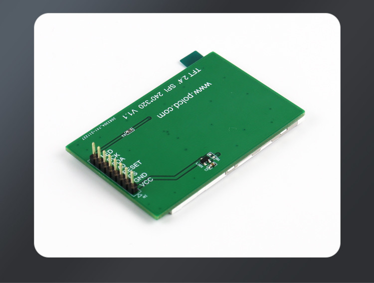 Polcd ISO9001 2.4 بوصة تعمل باللمس Tft شاشة TFT مراقب 12 0'CLOCK