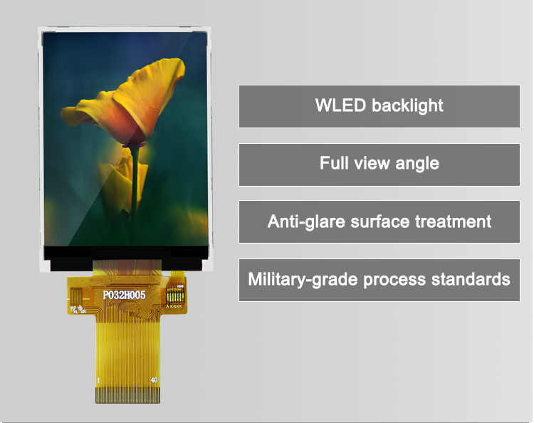 Polcd 12 0'CLOCK 3.2 Inch Tft Lcd ILI9341V TFT LCD وحدة 240X320