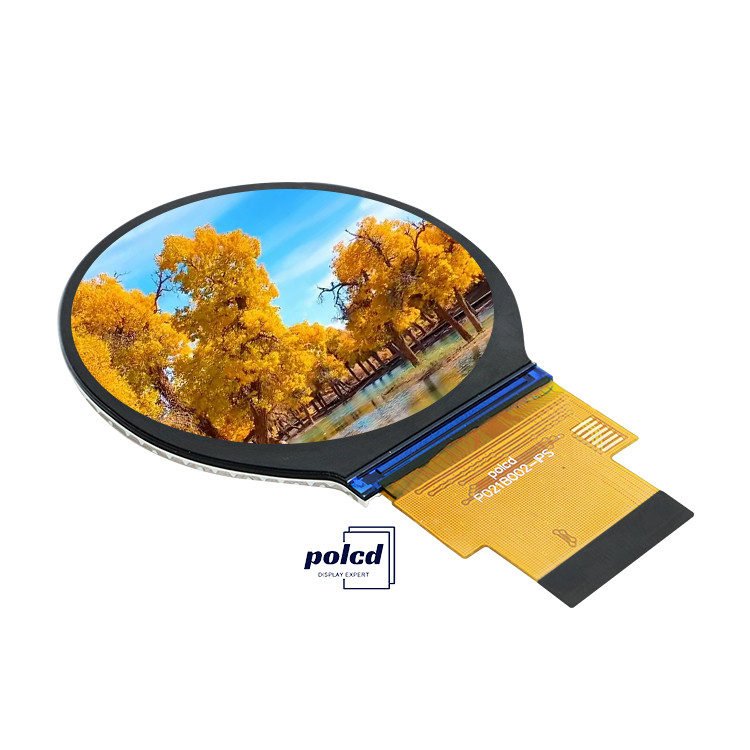 Polcd 480*480 2.1 بوصة لوحة LCD دائرية ST7701S محرك IC IPS جميع زاوية الرؤية وحدة عرض TFT مستديرة