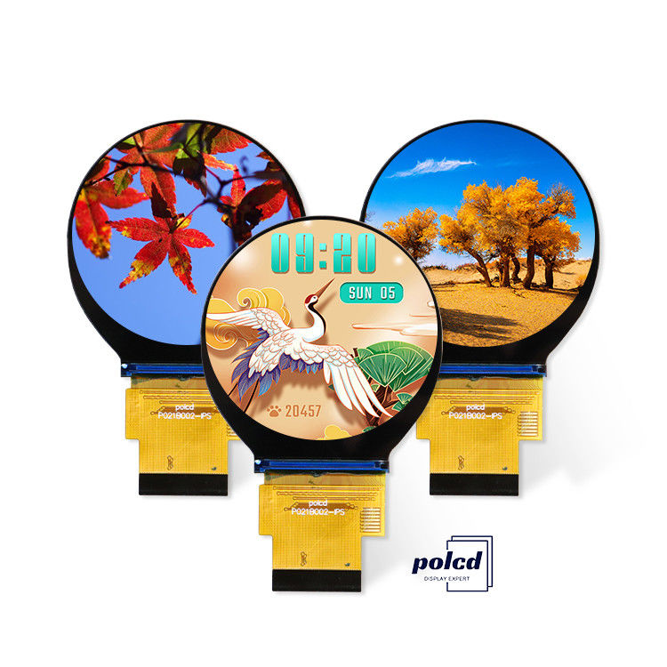 Polcd 2.1 بوصة 480x480 دائرة صغيرة دائرية شاشة لوحة SPI واجهة RGB دائرية TFT شاشة LCD