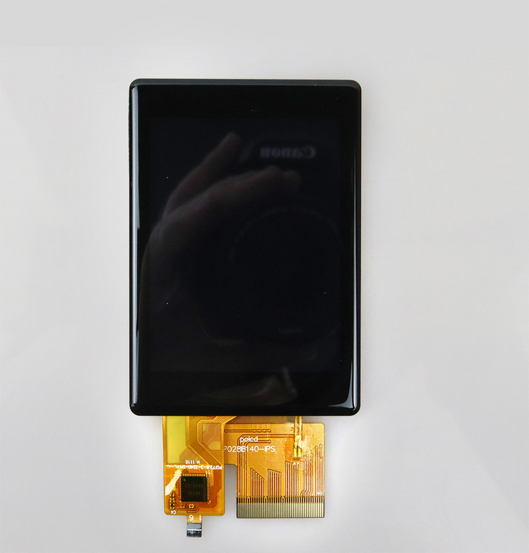 Polcd ضوء عالي 500nit 2.8 بوصة شاشة LCD 240x320 IPS جميع زوايا الرؤية CTP شاشة لمس TFT سعة