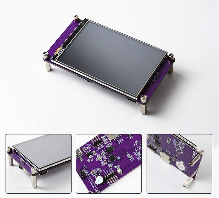 Polcd 3.5 بوصة عالية الدقة 480 * 320 HMI لوحة لمس TFT LCD وحدة مع لوحة التحكم