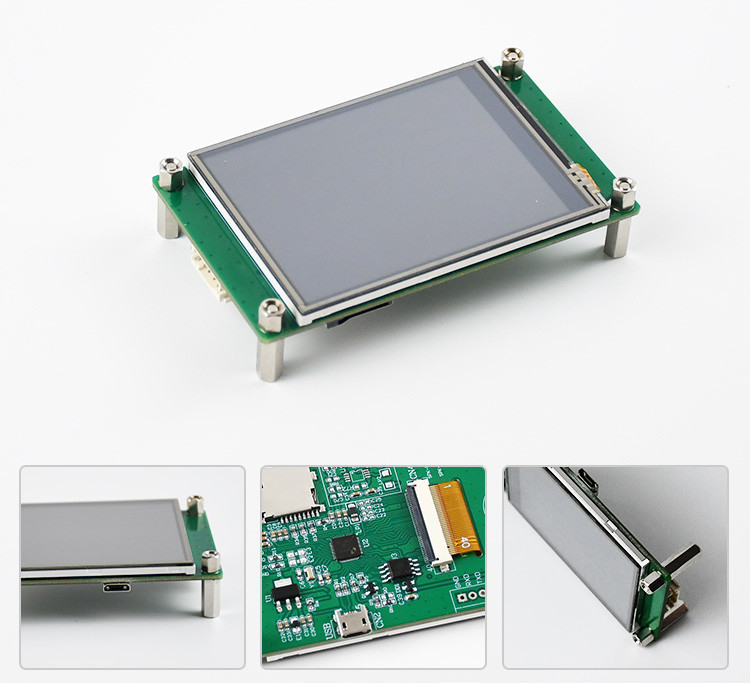 Polcd 2.8 بوصة TFT LCD عرض وحدات 240x320 الصناعية منفذ سلسلة شاشة HMI