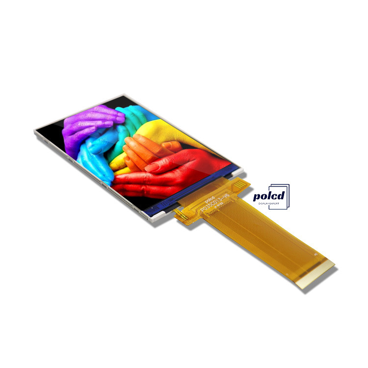 Polcd 3.5 بوصة QVGA شاشة LCD مع 320x480 دقة MCU SPI واجهة اللمس لوحة 3.5 