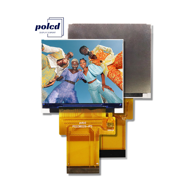 Polcd مربع شاشة TFT 2.31 بوصة LCD وحدة 480 * 360 IPS زاوية مشاهدة 40 دبوس شاشة LCD