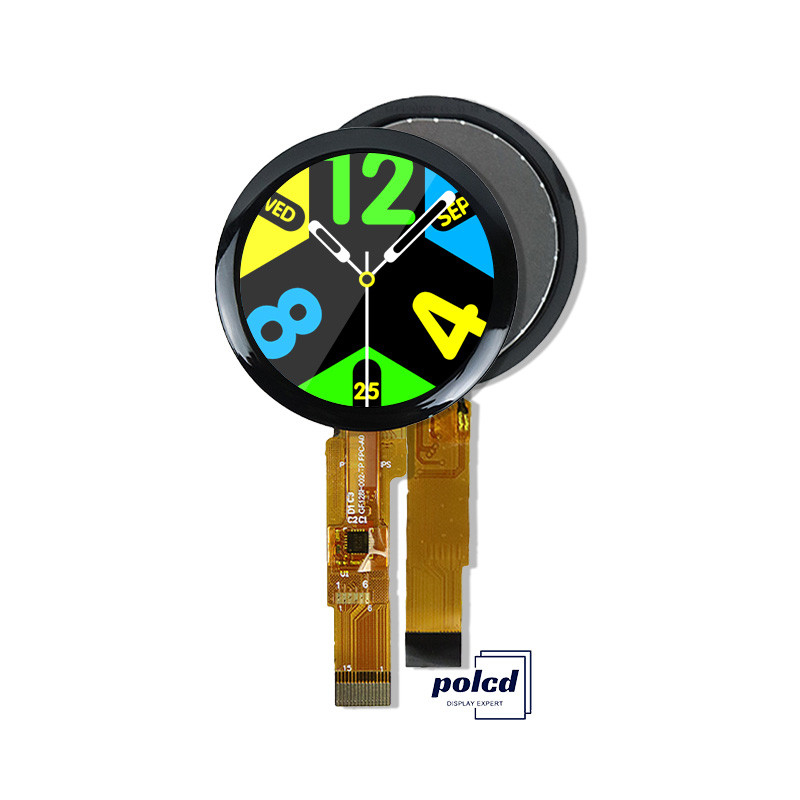 Polcd مستديرة 240*240 1.28 1.3 بوصة لمسة Tft شاشة LCD شاشة SPI واجهة GC9A01