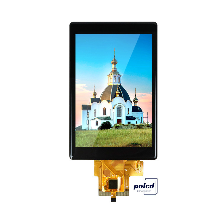 Polcd عرض LCD مخصص 3.5 بوصة 320x480 40pin IPS زاوية 500nit ST7796U شاشة لمسة سعة