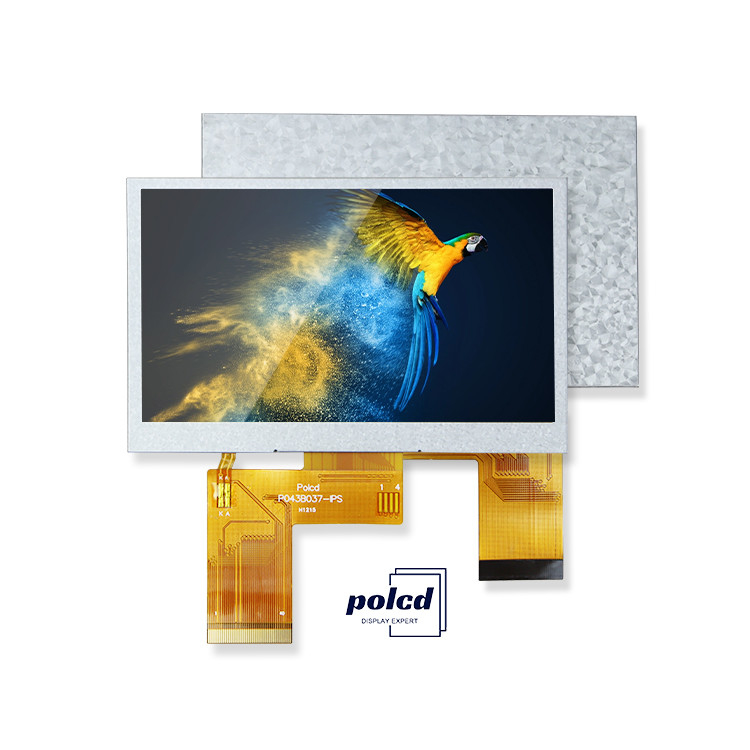 Polcd 4.3 بوصة 400 سطوع 480x272 شاشة LCD IPS NV3041A ic MCU SPI واجهة TFT