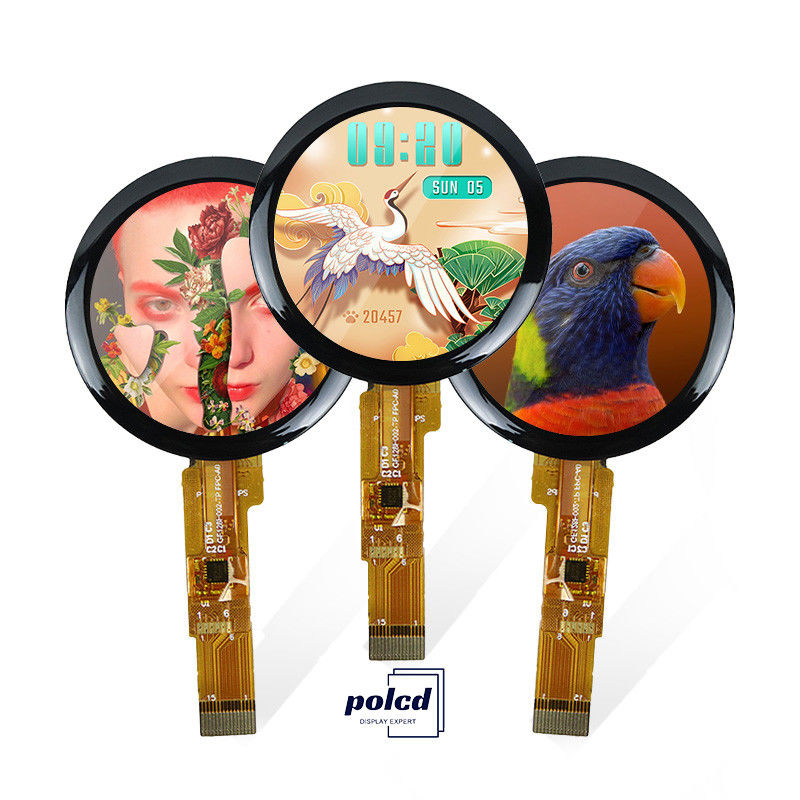 Polcd 1.28 بوصة 1.28 'الوان مستديرة دائرية شاشة TFT 240x240 LCD GC9A01