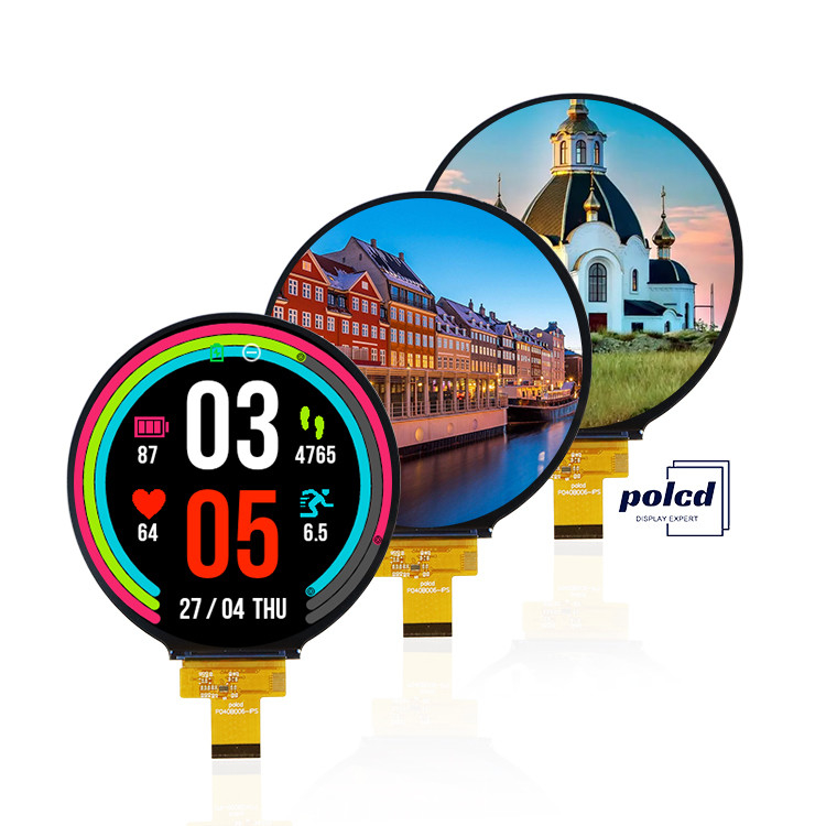 Polcd 4.0'' دائرة لوحة LCD وحدة 720*720 ST7703 IPS زاوية عرض واجهة MIPI