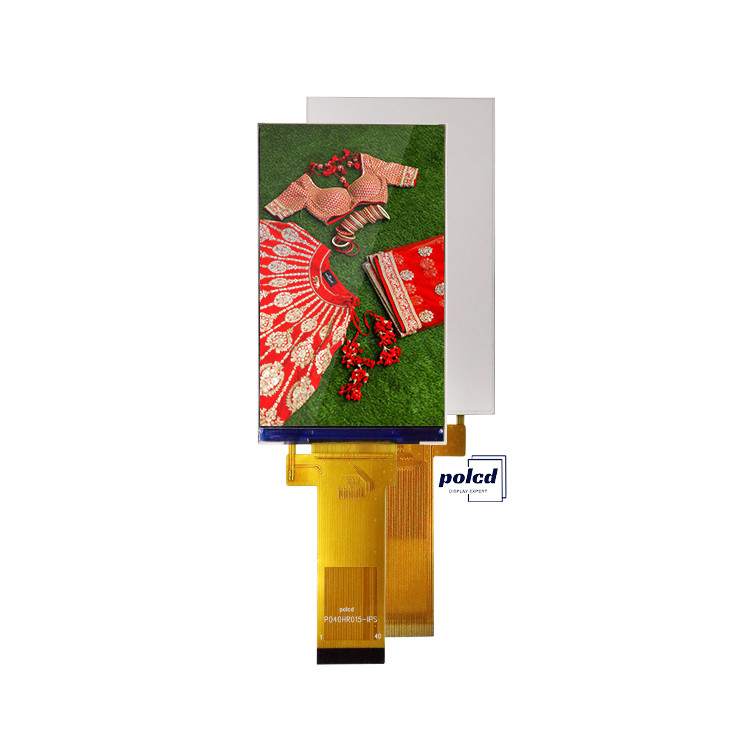 Polcd 4 بوصة LCD 480 * 800 واجهة RGB IPS العرض الشاشة الحجم الصغير شاشة LCD للمجال الصناعي