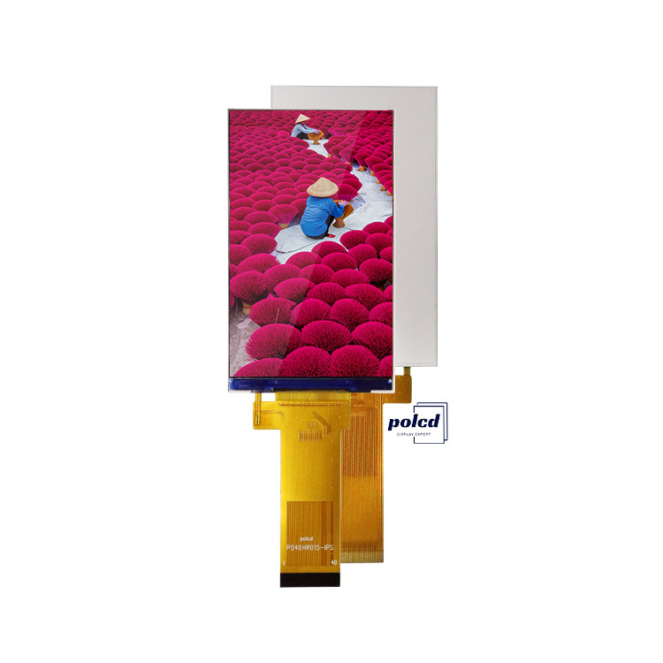 Polcd 480 * 800 لوحة LCD ذات دقة 4 بوصة واجهة RGB ST7701S IC وحدة عرض TFT LCD قابلة للتخصيص