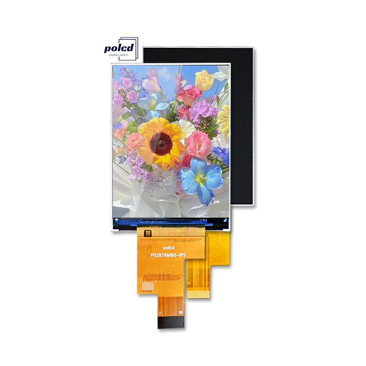 Polcd 2.8 بوصة IPS كل زاوية المشاهدة TFT 480 * 640 دقة 20 دبوس ST7701S وحدة عرض LCD
