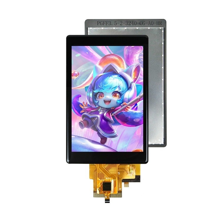 Polcd مخصص 3.5 بوصة 320x480 شاشة لمسة 500nit ST7796U IPS Tft Lcd Module