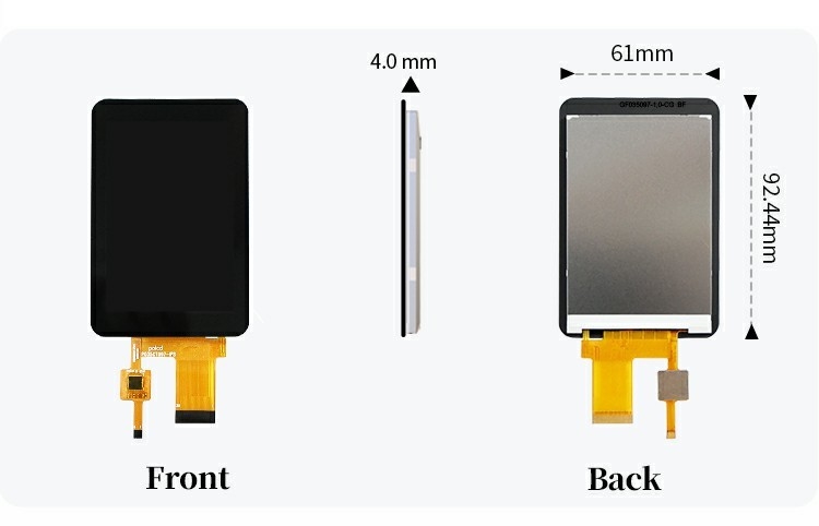 Polcd CTP 320x480 دقة 30pin 3.5 بوصة TFT LCD Touch Screen Module 330 نيت TN شاشة LCD الزجاجية