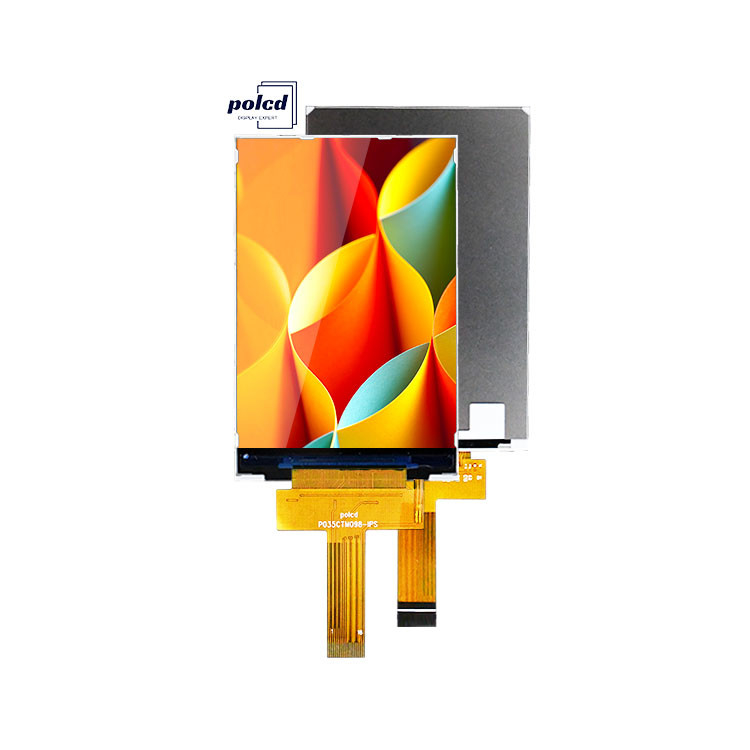 Polcd 3.5 بوصة IPS زاوية مشاهدة 320x480 TFT شاشة Mipi واجهة 3.5' وحدات شاشة LCD