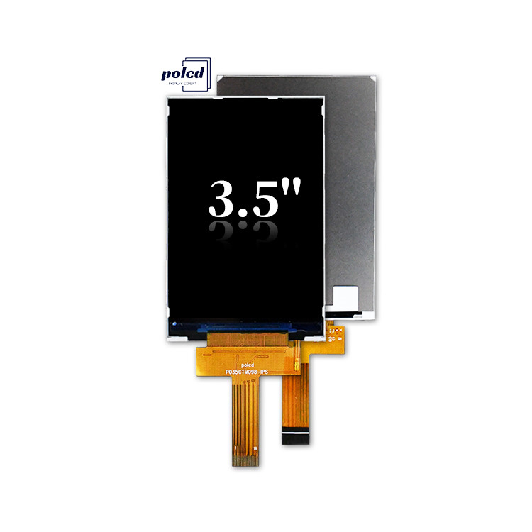 Polcd 3.5 بوصة 320x480 دقة 350 نيت واجهة Mipi ili9488 IC الرأسي نوع 3.5'' TFT وحدة عرض LCD