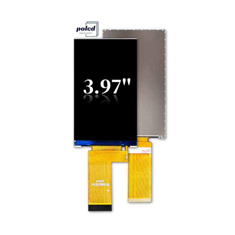 وحدة LCD TFT مقاس 3.97 بوصة ذات زاوية عرض كاملة من Polcd، بدقة 480*800، واجهة RGB، شريحة ST7701S، بتقنية IPS