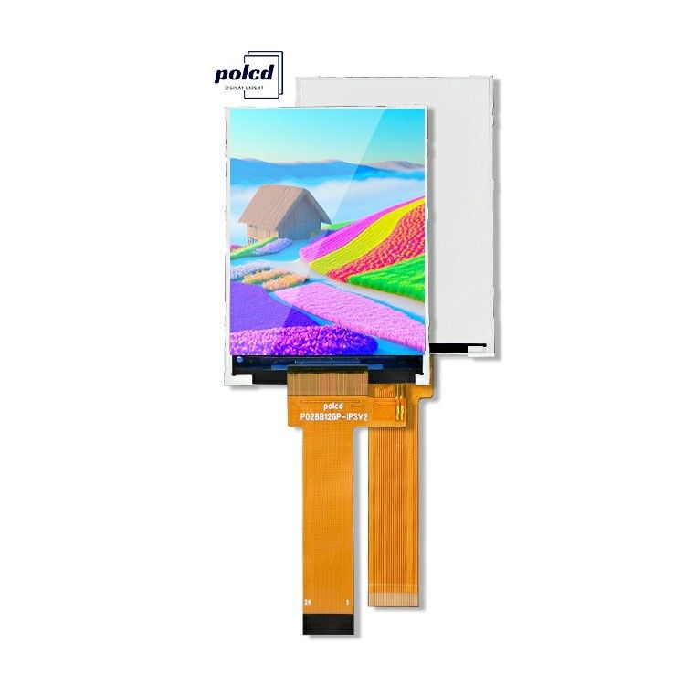 Polcd 2.8 بوصة شاشة LCD 240x320 MCU واجهة عرض واسعة الزاوية TFT وحدة LCD العاكسة مع ST7789P3-G6
