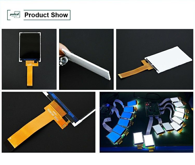 Polcd 2.8 بوصة TFT 240 * 320 دقة ST7789P3-G6 IC واجهة MIPI وحدة عرض LCD IPS