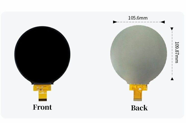 Polcd 4 بوصة شاشة TFT دائرية دائرية 720x720 واجهة MIPI 30 دبوس ST7703 TFT وحدات شاشة LCD