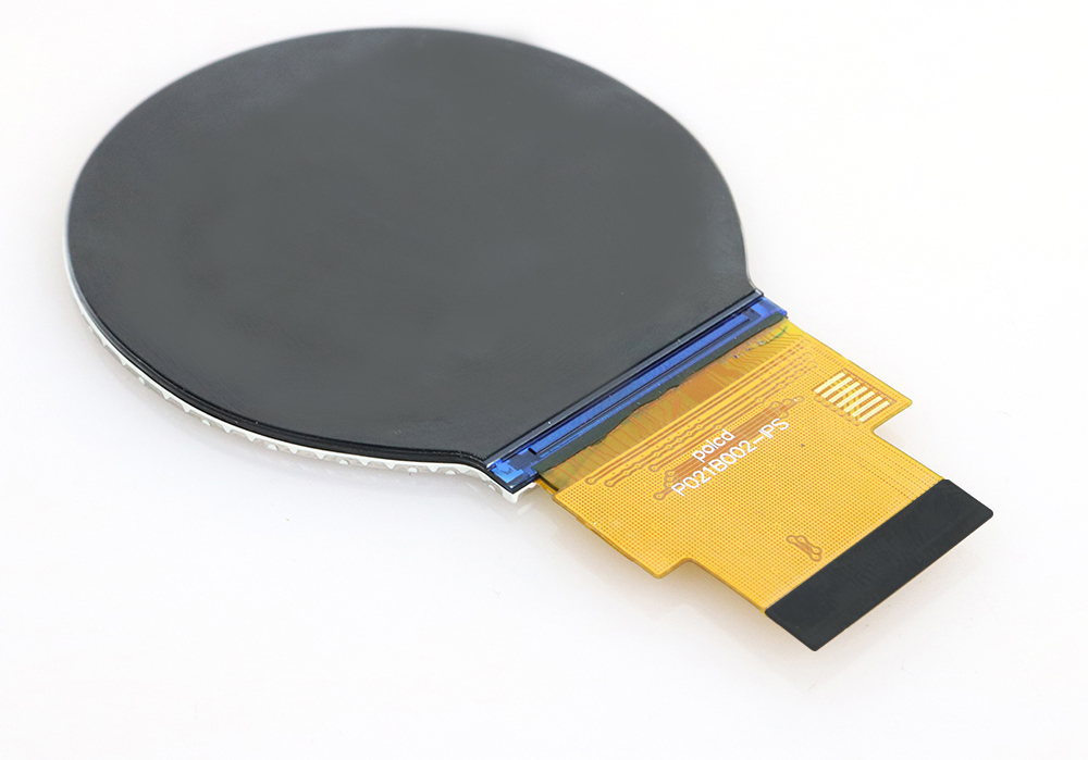 Polcd مخصص 2.1 بوصة IPS TFT موديل شاشة LCD مستديرة مع واجهة SPI RGB