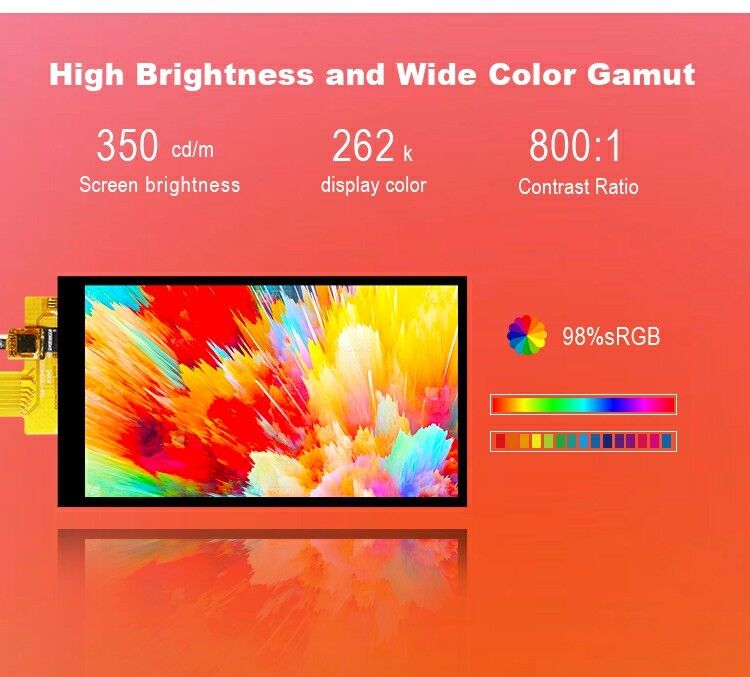Polcd 5.5 بوصة IPS TFT LCD 720x1280 زاوية مشاهدة كاملة مع واجهة MIPI وحدة عرض LCD