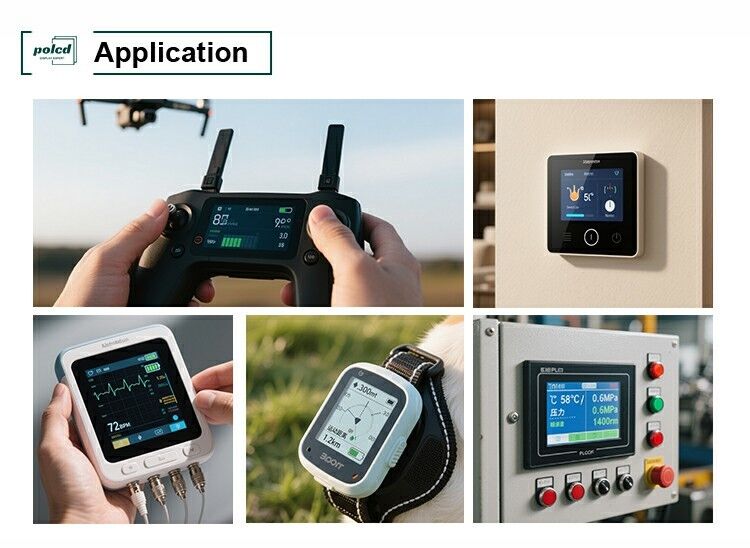 Polcd 2.31 بوصة 320x240 شاشة TFT RGB 18 بت عالية السطوع شاشة TFT