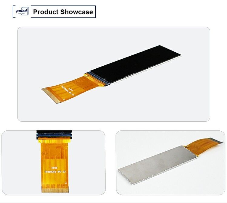 Polcd 3 بوصة لوحة ملونة 268*800 ST7701S IC إضافة عالية الوضوح IPS 3