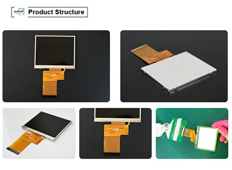 Polcd 3.5 بوصة 320x240 شاشة TFT ملونة ST7272A محرك ic IPS زاوية عرض 54pin شاشة LCD