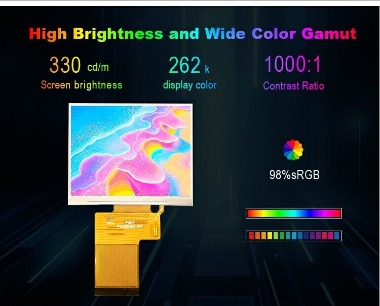 Polcd 3.5 بوصة TFT شاشة LCD 320x240 SPI واجهة RGB و وحدات شاشة LCD مربعة ملونة