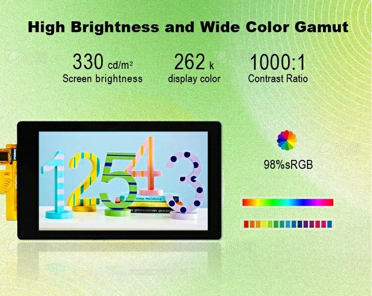 Polcd 5 بوصة LCD لمسة صناعية IPS زاوية عرض واسعة ST7703 ic 5 بوصة 720x1280 TFT لوحة LCD