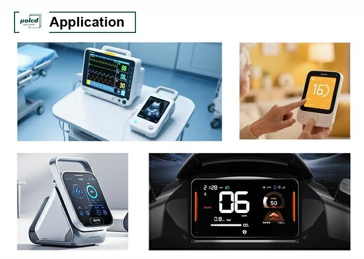 Polcd 3.5 بوصة شاشة LCD لمس شاشة 320 * 480 SPI واجهة MCU IPS عرض كامل وحدات اللمس