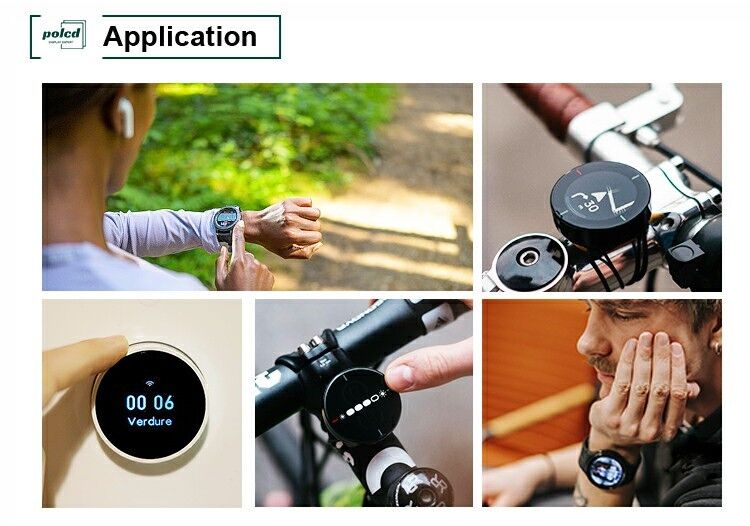 Polcd 2.1 بوصة IPS شاشة LCD مستديرة صغيرة 480 * 480 واجهة Mipi ST7701S الدائرة الدائرية TFT موديل العرض