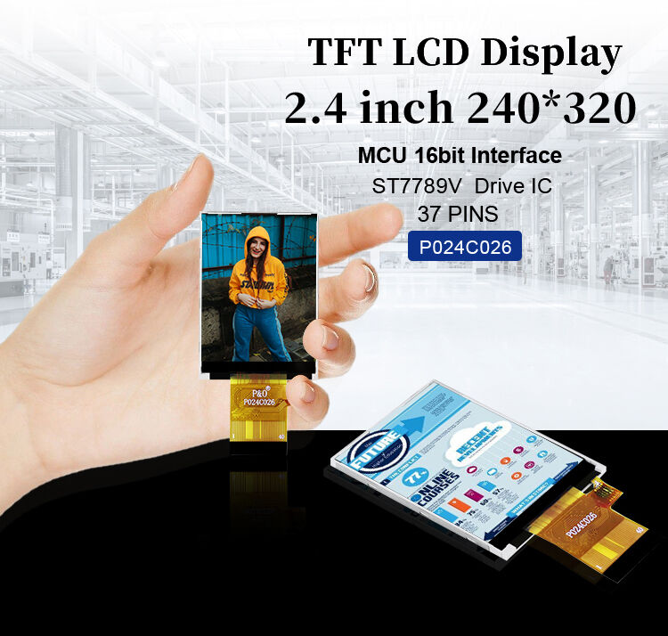 Polcd ST7789V 2.4 بوصة شاشة LCD 12 0'CLOCK 240x320 شاشة لوحة LCD